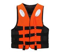 HEUchuan Gilet de sécurité réfléchissant for la Circulation Nocturne, l'environnement, l'architecture Jardin, Multi-Poches pour la Construction, Les travaux extérieurs(Orange,XL)