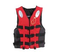 HEUchuan Gilet de sécurité réfléchissant for la Circulation Nocturne, l'environnement, l'architecture Jardin, Multi-Poches pour la Construction, Les travaux extérieurs(Red,S)
