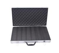 HEUchuan Malette en aluminium Boîte à outils en aluminium, boîte portable for mécanicien, valise de grande capacité, étui rigide 58x32x8.5cm, rectangulaire