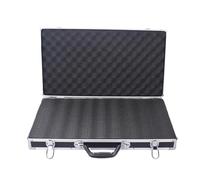 HEUchuan Malette en aluminium Boîte à outils en aluminium, boîte portable for mécanicien, valise de grande capacité, étui rigide 58x32x8.5cm, rectangulaire