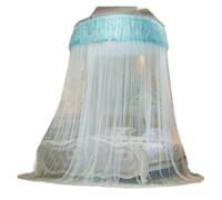 HEUchuan Moustiquaire de lit Ronde, Tente, Rideau, baldaquin for Double pour la décoration de Chambre à Coucher(Color 5,1.8x2.2m Bed)