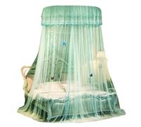 HEUchuan Moustiquaire de lit Ronde, Tente, Rideau, baldaquin for Double pour la décoration de Chambre à Coucher(Color 4,1.2m (4 Feet) Bed)