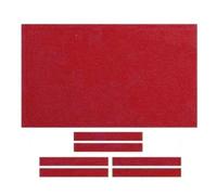 HEUchuan Nappe de Billard Professionnelle 2,1 m,4 et,7 avec Coussin en Feutre pour Les Clubs, Les hôtels, Les Maisons et Les Bar(8ft Red)