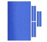 HEUchuan Nappe de Billard Professionnelle 2,1 m,4 et,7 avec Coussin en Feutre pour Les Clubs, Les hôtels, Les Maisons et Les Bar(7ft Blue)