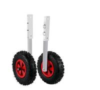 HEUchuan Roues de Mise à l'eau pour Bateaux Roues de Mise à l'eau for Bateaux Roue for Tableau arrière Bateau en Aluminium 12 po Capacité Charge 600 LB Gonflable