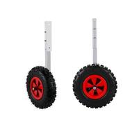 HEUchuan Roues de Mise à l'eau pour Bateaux Roues de Mise à l'eau for Bateaux Roue for Tableau arrière Bateau en Aluminium 12 po Capacité Charge 600 LB Gonflable