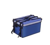 HEUchuan Sac Isotherme Extra Large de 30l, Sac Glace for Voiture, Thermique isolé for déjeuner, Pizza, conteneur Livraison Nourriture fraîche, réfrigérateur pour Les Repas Chauds/froids(Blue)