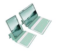 HEUCYL Étui Clavier pour iPad 10,9 Pouces Air 5e Gén 2022/4e Gén 2020 Support Horizontal/Vertical Magnétique Détachable avec Porte-Crayon sans Fil Bluetooth Clavier Français étui Folio,Mint Green