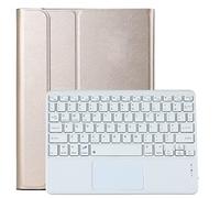 HEUCYL Étui Clavier pour Lenovo Tab P11 11,5 Pouces 2020 (TB-J706F/TB-J706L) avec Pavé Tactile Magnétique Détachable sans Fil Bluetooth Clavier Français étui Fin Folio avec Support,Gold 1