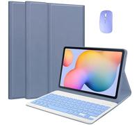 HEUCYL Étui pour Clavier pour Honor Pad 8 12 Pouces Version 2022, Clavier Bluetooth sans Fil Détachable Magnétique, Étui en Cuir PU Intelligent Ultra Fin Et Léger avec Souris,Violet