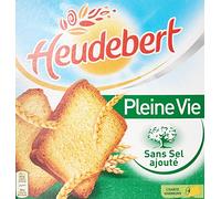 Heudebert - Biscottes sans sel Pleine Vie 300g