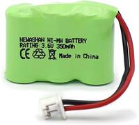 HEUE-Batterie Compatible Avec Dogtra 150Ncp 175Ncp 200Ncp 210Ncp 280Ncp 400Ncp 600M 620 Ncp 7000M Recepteur Receiver Collier Chien Canin De Dressage 350Mah 3,6V Rechargeable Ni-Mh Piles Accu
