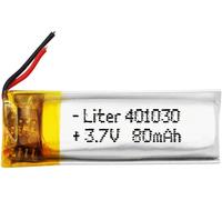HEUE-Batterie Lipo 401030 3,7 V 80 Mah 0,296 Wh 1S 5 C L Batterie D'Énergie Pour Électronique,Ordinateur Portable,Vidéo,Montre Intelligente,Montre Gps,Ne Convient Pas Pour La Télécommande 32 X 1