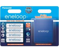 HEUE-Panasonic Bk-3Mccec4Be 1900Mah Lot De 4 Piles Ni-Mh Aa/Mignon/Lr6 Prêtes À Utiliser Incl. Box