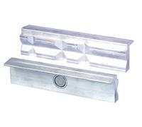 Heuer 109120 Mâchoires d'étau (mâchoires de protection à angle droit parallèle, aimants spéciaux intégrés compatibles avec étau 120 mm Matériau : aluminium)