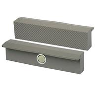 Heuer Mors d'étau (mâchoires de protection, convient pour étau 100 mm, avec aimant, angle droit et profil plan-parallèle, matériau : polyuréthane) 107100