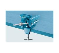 HEUER Pince de fixation (étau) épaiss.table 10-60 mm l. de mors 100 mm ( 4000830380 )