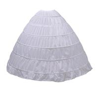 HEULORIA® Jupons Crinoline 6 Cerceau Mariage Jupon mariée Jupon Hoopless Robe de mariée Jupons Femme Jupes Sculptantes Wedding Petticoat Robe de Bal Jupon Jupes Femme Jupon