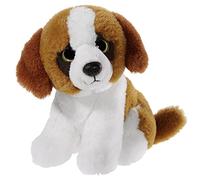 Heunec 275874 Peluche Chien Saint Bernard Brun Rouge-Blanc
