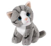 Heunec 276079 Peluche Chat Gris avec Blanc