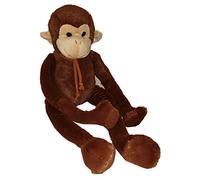 Heunec 331174 Singe en Peluche articulée, Marron