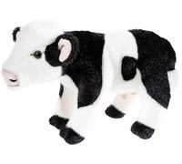 heunec MONDE ALPIN Vache noir et blanc Jouet en peluche HEUNEC