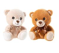 Heunec Ours en peluche avec nœud - Ours en peluche GRS 20 cm - Durable