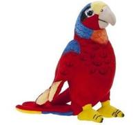 Heunec 285576 Softissimo Perroquet Rouge 20 cm