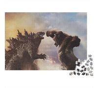 heuresVs de King Kong Puzzle 1000 Pieces Cadeau Unique Jeu Éducatif Défi Jouet À De Qualité Supérieure Peinture Art pour Adultes Et Enfants 1000pcs (75x50cm)