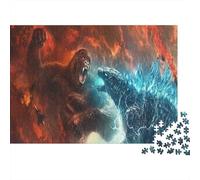 heuresVs de King Kong Puzzles 500 Pieces Cadeau Unique Jeu Éducatif Challenge Toy À De Qualité Supérieure Peinture Art pour Adultes Et Enfants À Partir De 14 Ans 500pcs (52x38cm)