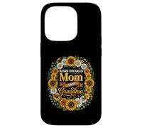 Heureuse d'être appelée Maman et Grand-mère, tournesols, fête des mères Coque pour iPhone 14 Pro