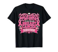 Heureuse d'être appelée Papillon Rose, survivante du Cancer du Sein T-Shirt