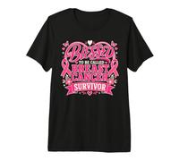Heureuse d'être appelée Papillon Rose, survivante du Cancer du Sein T-Shirt Haut de Gamme