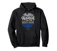 Heureuse Hanoukka Menorah Juive Famille Femmes Hommes Enfants Hanoucca Sweat à Capuche