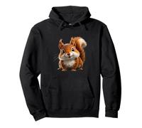 Heureux Amoureux des Animaux écureuil Mignon Sweat à Capuche