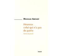 Heureux celui qui n'a pas de patrie: Poèmes de pensée