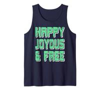 Heureux Joyeux et Libre Motivation Sobriété Débardeur