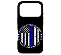 Heureux Les Artisans de Paix | Blue Lives Matter | Police Coque pour iPhone 17 Pro
