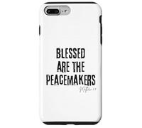 Heureux Les Artisans de Paix Matthieu 5:9 Bible, Paix et Foi Coque pour iPhone 7 Plus/8 Plus