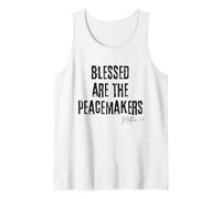 Heureux Les Artisans de Paix Matthieu 5:9 Bible, Paix et Foi Débardeur