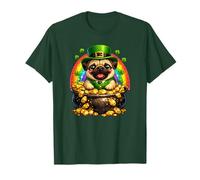 Heureux Lutin Carlin Chien Maman Papa Amoureux Propriétaire T-Shirt