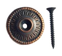 Heurtoir de porte de rechange en laiton massif, finition non laquée (cuivre antique)