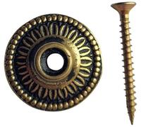 Heurtoir de porte de rechange en laiton massif, finition non laquée (laiton antique)