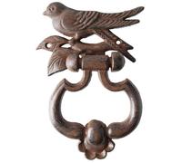 Heurtoir silhouette oiseaux - L 13,2 x l 4 x H 17,9 cm - Marron