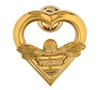 Heurtoir de porte en laiton massif poli en forme d'abeille pour porte d'entrée | Heurtoirs en laiton avec plaque de gâche | UPVC | Meubles de porte d'entrée Bumblebee avec un design unique