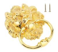 Heurtoir De Porte,Heurtoir De Porte D'Entree Lot De 2 Heurtoirs Porte 15 Cm, Style Classique, Vintage, Rétro, Décoration Murale, Poignée, Anneau(Gold)