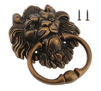 Heurtoir De Porte,Heurtoir De Porte D'Entree Lot De 2 Heurtoirs Porte En Alliage Zinc 15 Cm, Poignée Décorative Avec Vis Montage(Bronze)