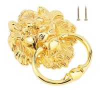 Heurtoir De Porte,Heurtoir De Porte D'Entree Lot De 2 Heurtoirs Porte En Alliage Zinc 15 Cm, Poignée Décorative Avec Vis Montage(Gold)