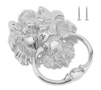 Heurtoir De Porte,Heurtoir De Porte D'Entree Lot De 2 Heurtoirs Porte En Alliage Zinc 15 Cm, Poignée Décorative Avec Vis Montage(Chrome)