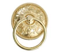 Heurtoir de Porte Heurtoirs de Porte Décoratifs en Laiton, Heurtoir de Porte Antique Et Poignée de Porte D'entrée, Facile À Assembler(Gold2,10cm/3.93in)